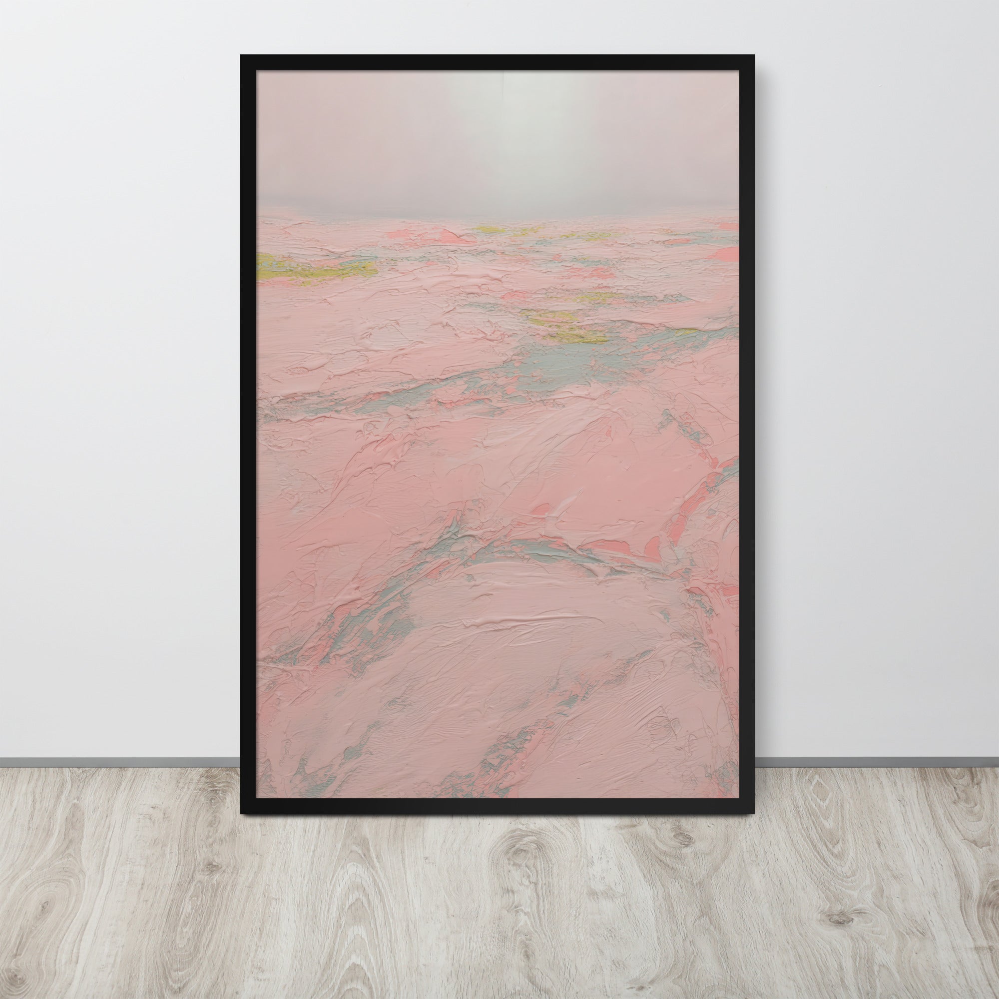 Strawberry Blush - Framed Modern Minimal Print
