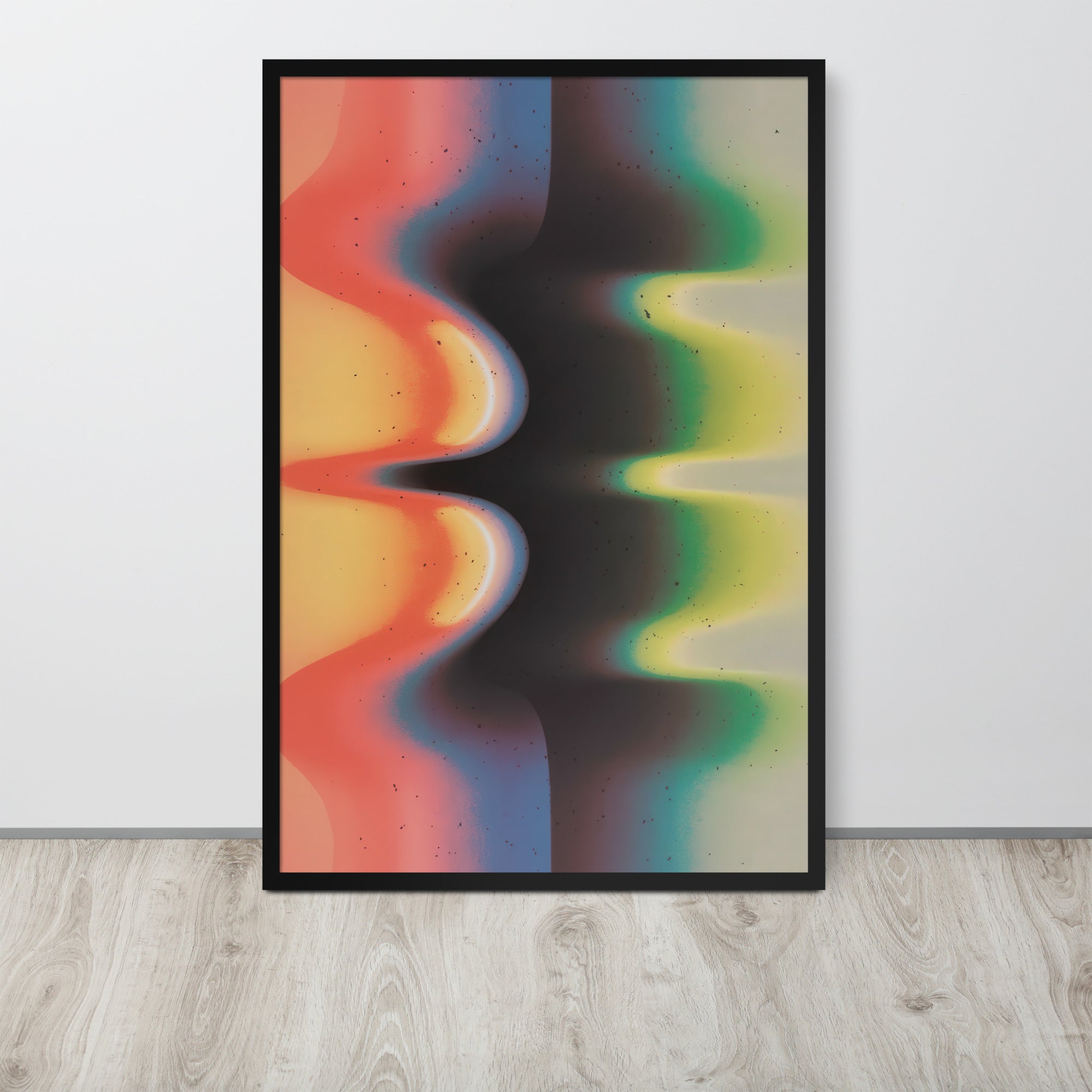 Solar Veil – Framed Abstract Print